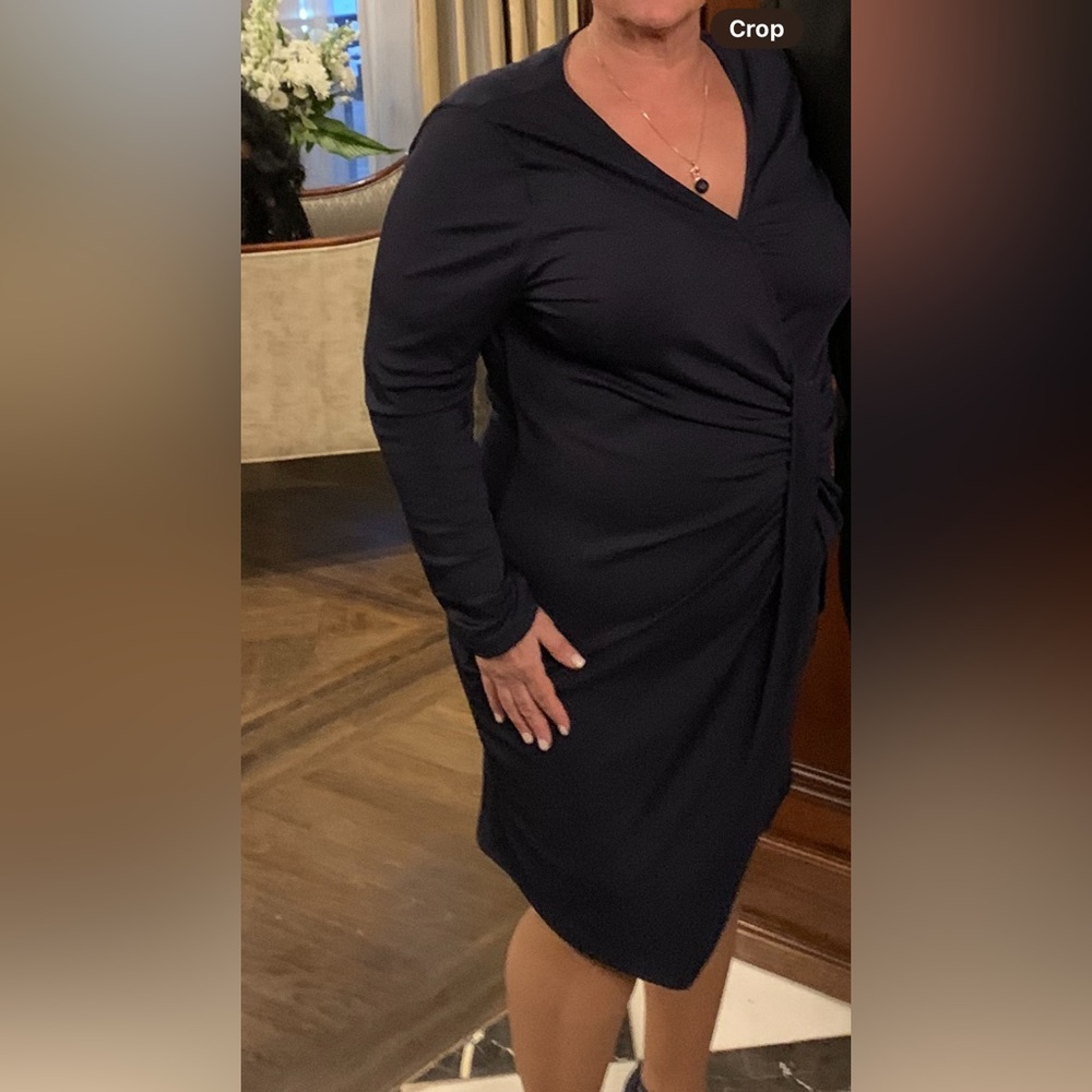 Navy blue dress